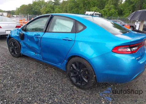 2016 Dodge Dart Sxt Sport Blacktop from USA, damaged, VIN 1C3CDFFA7GD819356